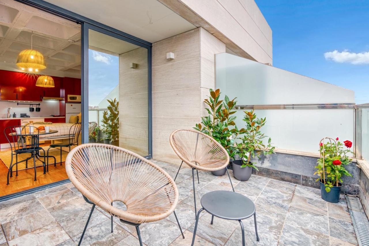 Cozy Penthouse, 20 Min To Downtown, Alcala Norte Madrid Buitenkant foto
